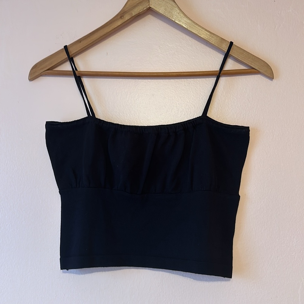 SHEIN Black Crop Top